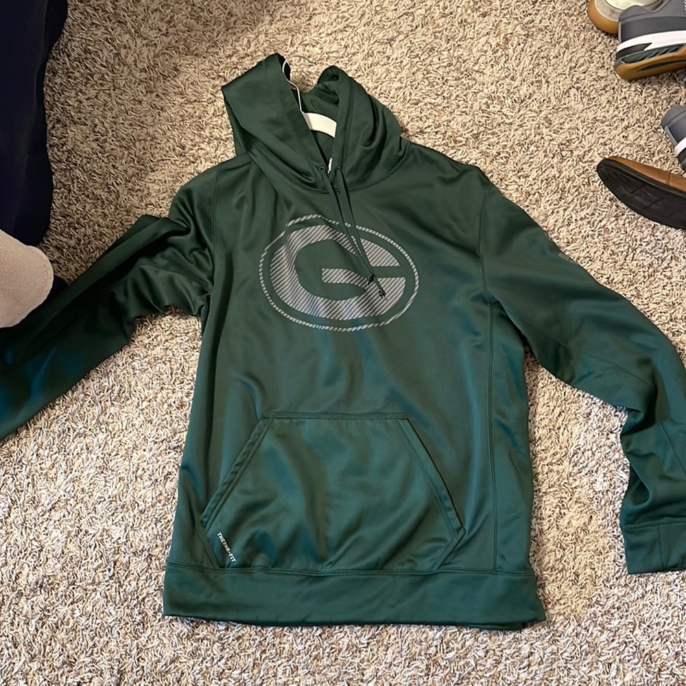 Men's NFL Large Nike Packers Hoodie Thermal Fit